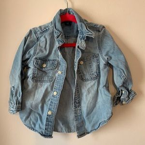 Toddler Gap Jean button Shirt